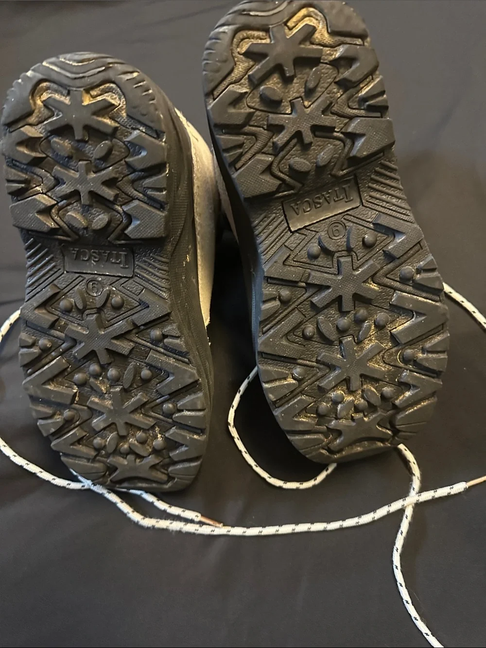 Itasca Kids Taupe and Gray Insulated Lace-Up Winter Boots-thinsulate